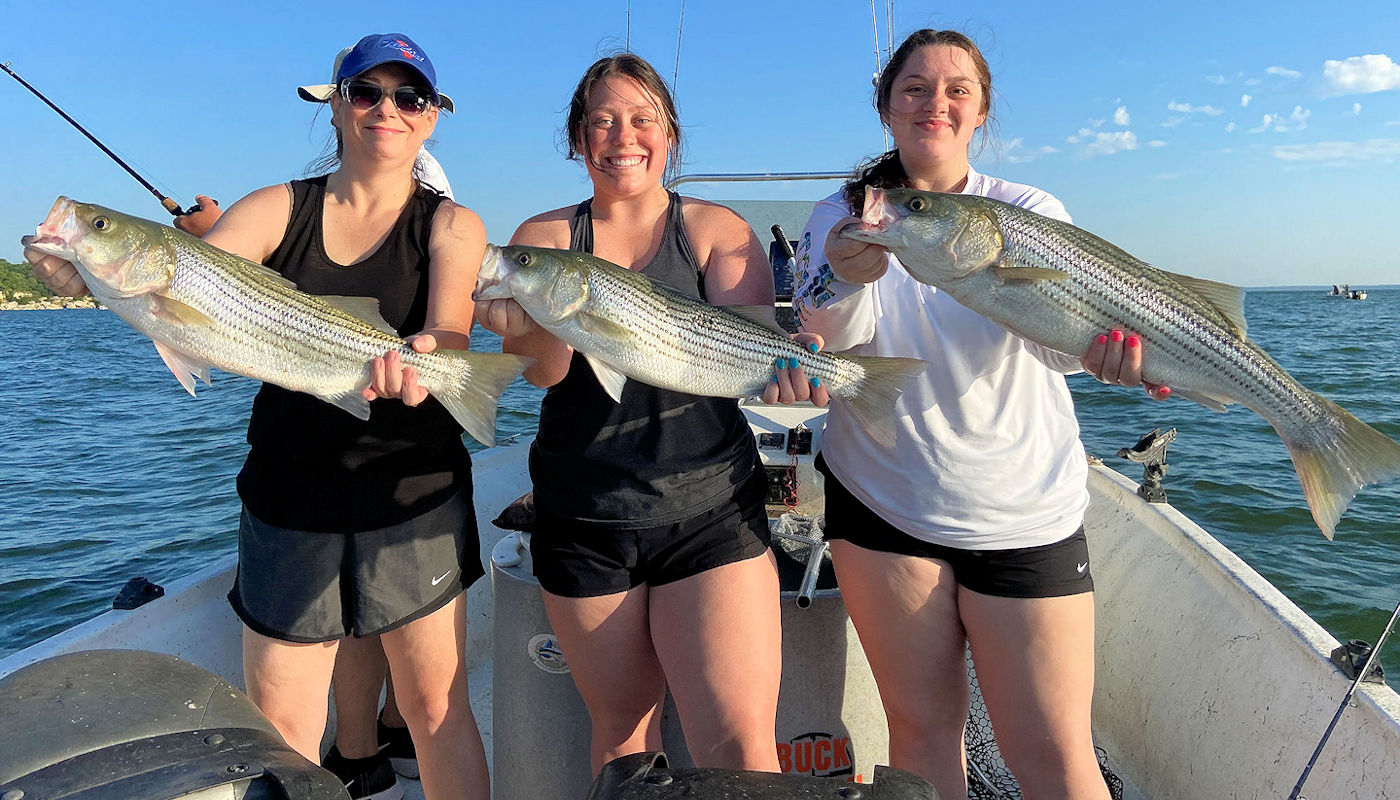 Jacob Orr Lake Texoma Fishing Guides Women's, Family & Kids Fishing Trips