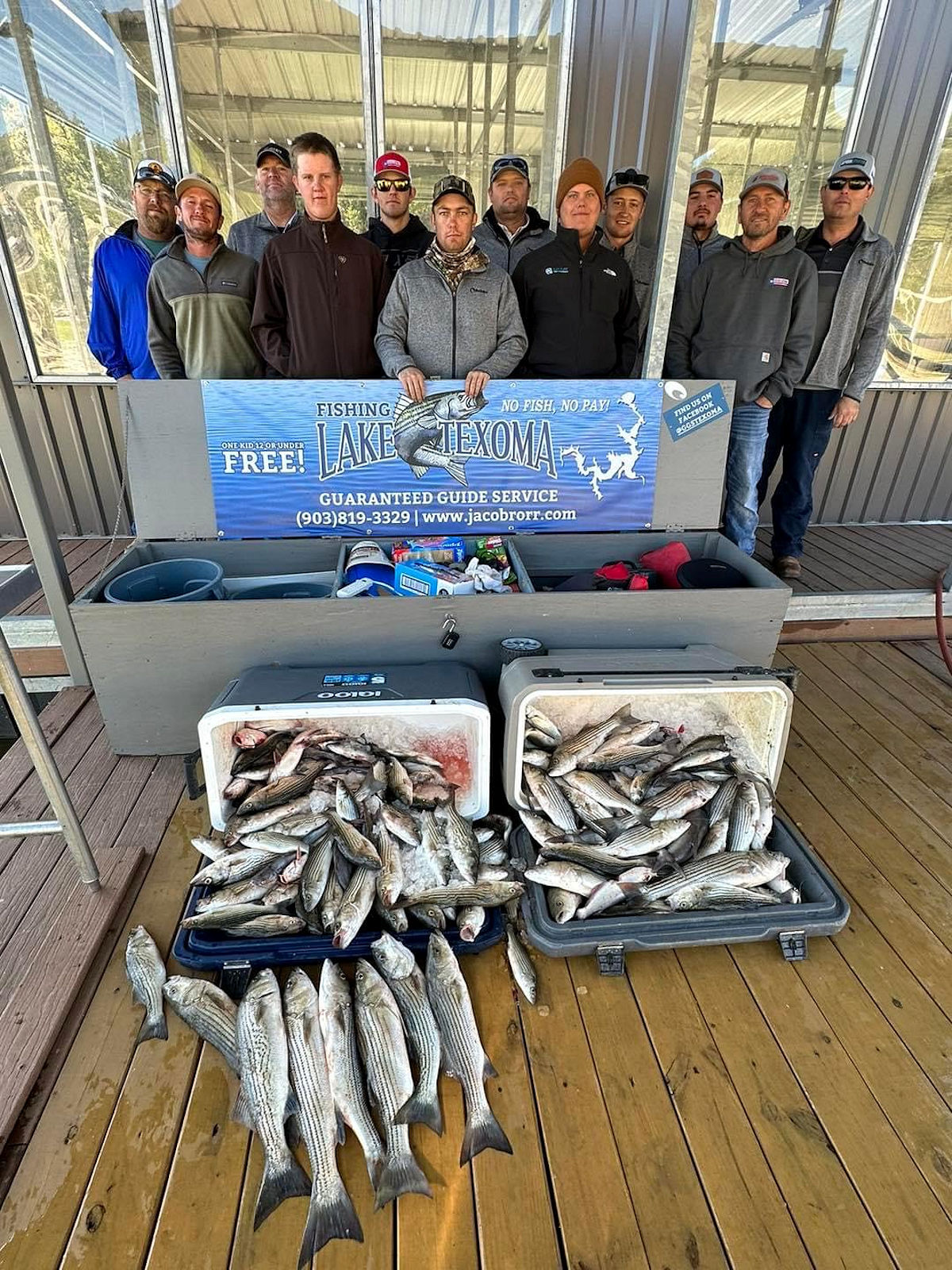 Ultimate Lake Texoma Bachelor Striper Fishing Escape Package with Jacob Orr’s Guaranteed Guide Service Ultimate Lake Texoma Bachelor Striper Fishing Escape Package with Jacob Orr's Guaranteed Guide Service
